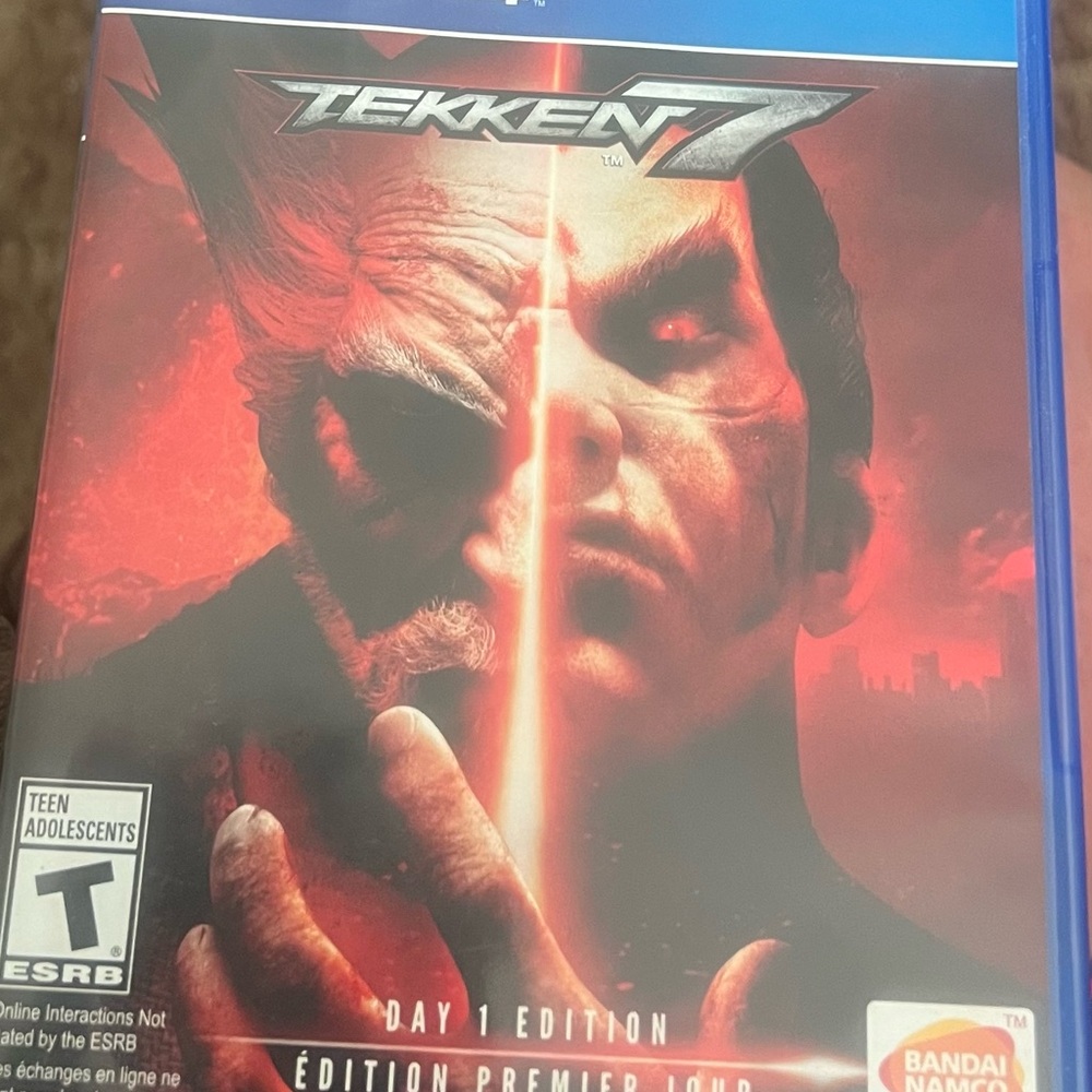 Tekken 7 Day 1 Edition for PlayStation 4 - Blue Case
